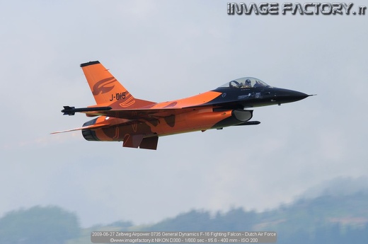 2009-06-27 Zeltweg Airpower 0735 General Dynamics F-16 Fighting Falcon - Dutch Air Force